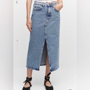 Denim Long Skirt size Medium